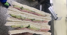 超声波切割大型三明治视频 - 切割三明治 - 杭州驰飞