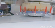 芝士蛋糕的切法视频 ，合适的芝士蛋糕切片机用于芝士蛋糕生产线