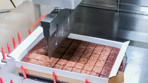 超声波切割布朗尼 - 布朗尼蛋糕切块机 - 杭州驰飞提供超声波切割机
